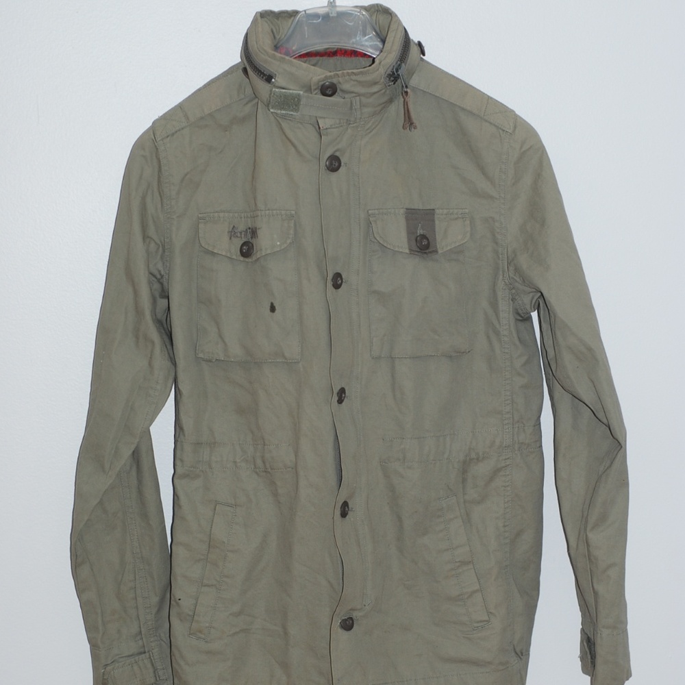 Altamont Skate Mens Hooded Military Jacket
